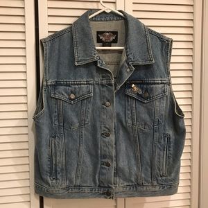 Harley Davidson Denim Vest